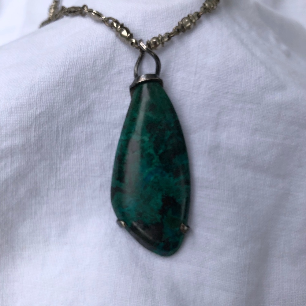 Vintage teardrop pendant